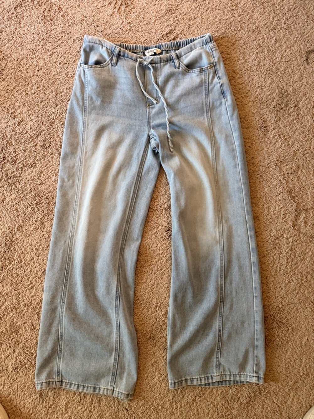 Comfiest Light Blue Wide-Leg Jeans